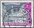 GERMANY, Berlin - CIRCA 1962: This postage stamp from Germany, Berlin showing Old Berlin: Parochial church around 1780