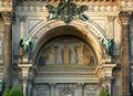 Germany, Berlin, fresco over the main entrance to the Berlin Cathedral