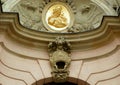 Germany, Berlin, German Historical Museum, relief and coat of arms above the main entrance to the building Royalty Free Stock Photo