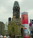 Germany, Berlin, Kaiser Wilhelm Memorial Church Royalty Free Stock Photo