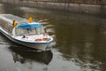 Germany, Berlin, Museum Island, tourist boats in the canals,