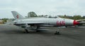 Germany, Berlin, Museum of military history, Soviet jet fighter MiG-21F13 Royalty Free Stock Photo