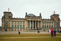 Germany. Berlin. Reichstag building. February 17, 2018 Royalty Free Stock Photo