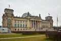 Germany. Berlin. Reichstag building. February 17, 2018 Royalty Free Stock Photo