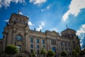 Germany; Berlin; Reichstag Palace, view of the Spree