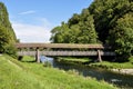 Germany, bridge over Wutach river Royalty Free Stock Photo