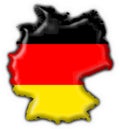 Germany button flag map shape