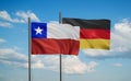 Germany and Chile flag