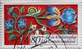 GERMANY - CIRCA 1985 : a postage stamp from Germany, showing miniatures based on motifs from the borders of a medieval prayer book
