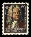 Portrait George Friedrich Handel, german composer