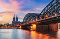 Germany city - Cologne Royalty Free Stock Photo