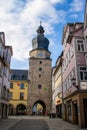 Germany, Coburg, Hospital door, The Ketschentor