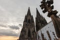 Germany, Cologne, the famous cathedral Kolner Dom Royalty Free Stock Photo