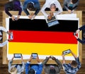 Germany Country Flag Nationality Culture Liberty Concept Royalty Free Stock Photo