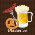 Germany cultures and oktober fest design.