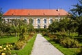 Germany, Dachau Renaissance castle dated XVI century and the beautiful garden Royalty Free Stock Photo