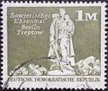 GERMANY, DDR - CIRCA 1973 : a postage stamp from Germany, GDR showing the Soviet memorial in Berlin Treptow