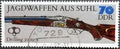 GERMANY, DDR - CIRCA 1978 : a postage stamp from Germany, GDR showing A historical hunting weapon from Suhl Germany: Drilling 30,