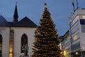 Partial view of the market church founded in 1043, formerly Gertrudiskirche