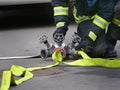 Fire brigade Germany in various actions as a symbolic image.