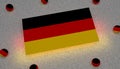Germany Flag black red yellow europe