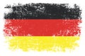 Germany flag in grunge style vector Royalty Free Stock Photo