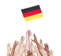 Germany Flag hands european country