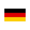 Germany flag illustration Royalty Free Stock Photo