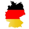 Map Germany flag Deutschland