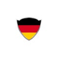 Germany flag shield design vector Royalty Free Stock Photo