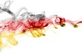 Germany flag smoke Royalty Free Stock Photo