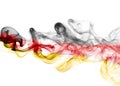 Germany flag smoke Royalty Free Stock Photo