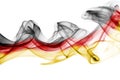 Germany flag smoke Royalty Free Stock Photo