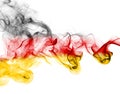 Germany flag smoke Royalty Free Stock Photo