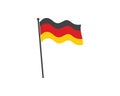 germany flag vector illustration design Royalty Free Stock Photo