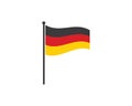 germany flag vector illustration design Royalty Free Stock Photo