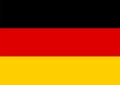 Germany flag vector illustration Royalty Free Stock Photo