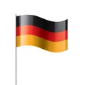 Germany flag, vector illustration Royalty Free Stock Photo