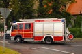 German firefighters special red-white colour