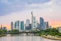 Germany Frankfurt skyline Royalty Free Stock Photo
