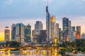 Germany Frankfurt skyline Royalty Free Stock Photo