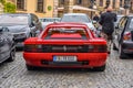 GERMANY, FULDA - JUL 2019: red FERRARI TESTAROSSA Type F110 coup