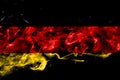 Germany, German, Deutschland smoke flag isolated on black background