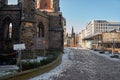 Germany. Hamburg. St. Nicholas Church in Hamburg. February 13, 2018 Royalty Free Stock Photo