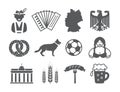 Germany icons set