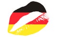Germany Kiss Royalty Free Stock Photo