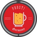 Germany label design Royalty Free Stock Photo