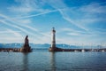 Germany lake port lighthouse