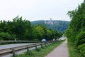 Germany, Lower Saxony - 15/06/2011: View from the road to the royal castle Marienburg