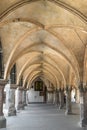 Germany, Luebeck, June 19, 2017, Ribbed vault of the town Hall in luebeck